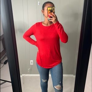 APT.9 Women’s Sweater Red Long Sleeve
